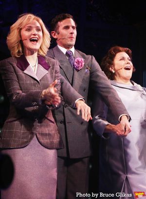 Erin Davie as "Camilla Parker Bowles", Roe Hartrampf as "Prince Charles" and Judy Kaye as "Queen Elizabeth II" @ BroadwayWorld Erin Davie as "Camilla Parker Bowles", Roe Hartrampf as "Prince Charles" and Judy Kay Photo