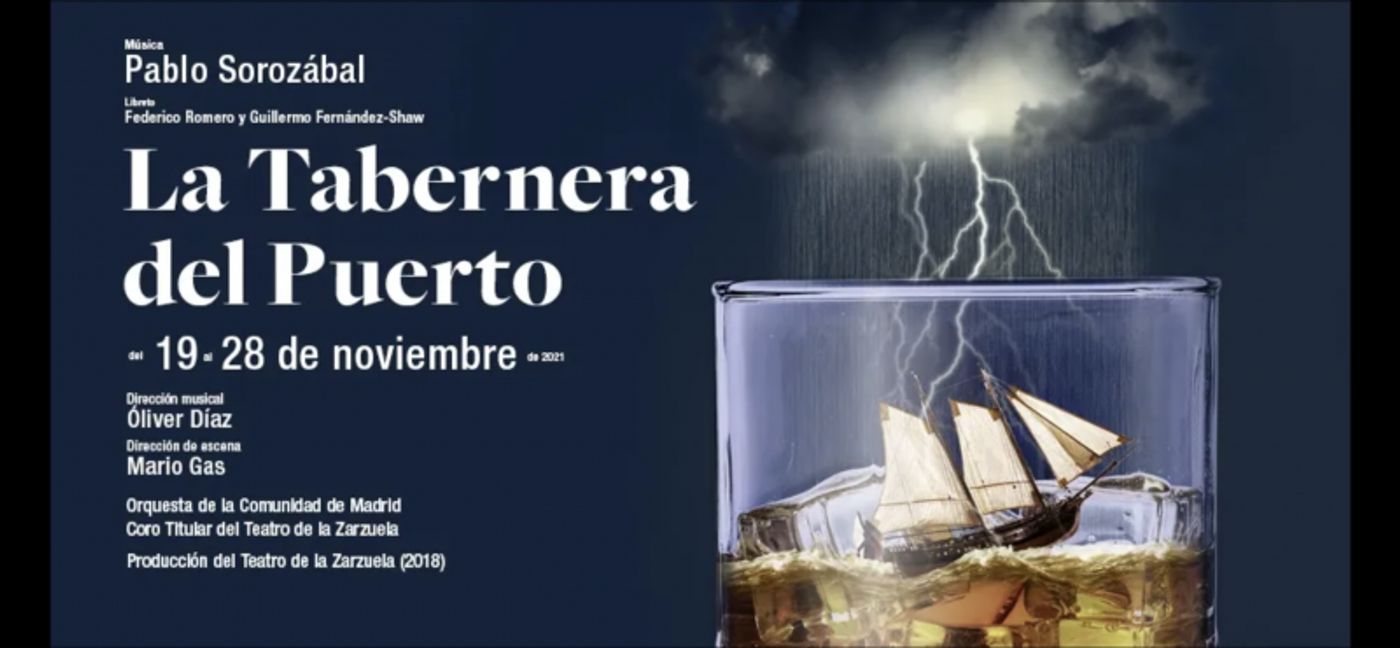 LA TABERNERA DEL PUERTO vuelve este mes a la Zarzuela  Image