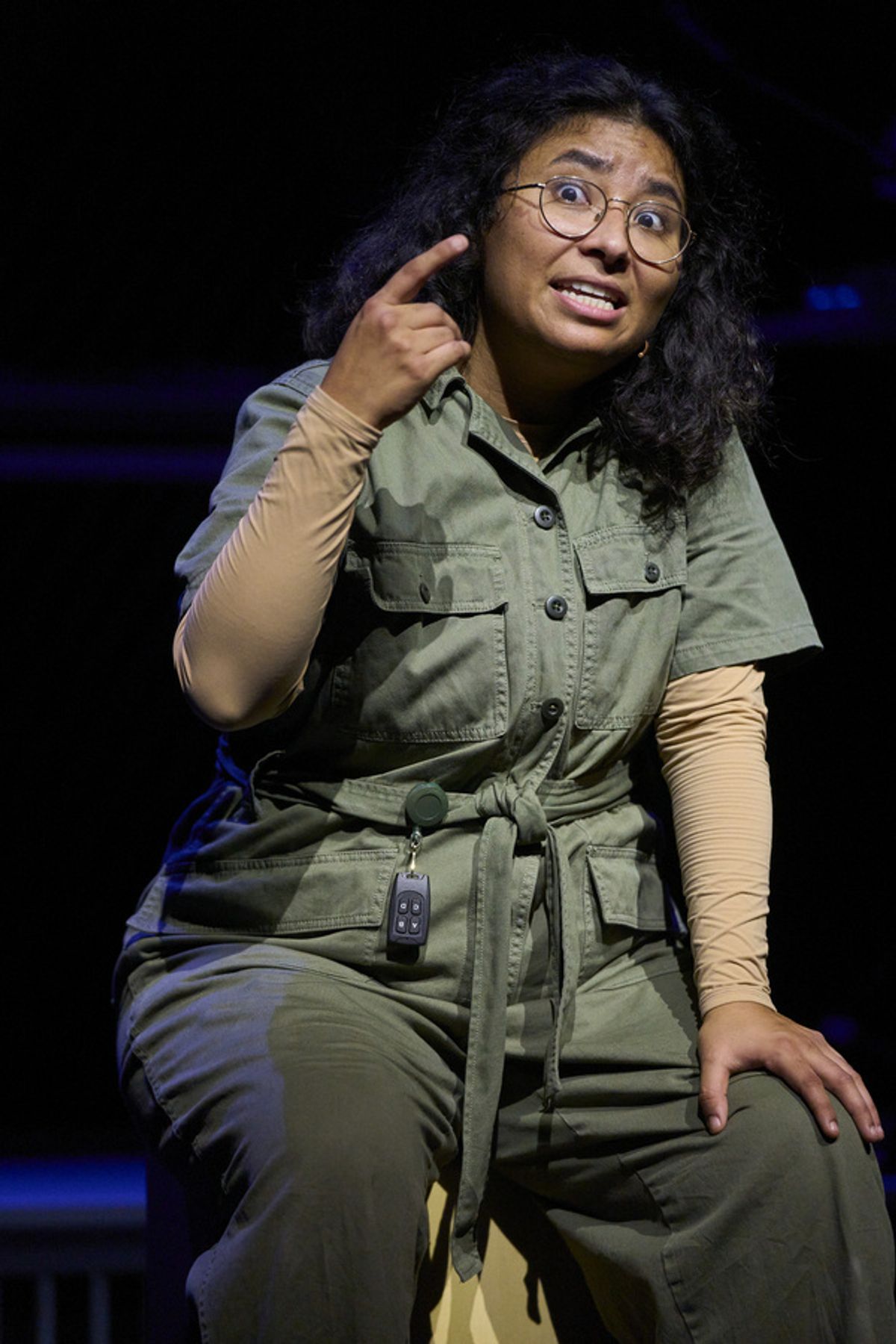 Satya Ch vez as Bee Quijada in WHERE DID WE SIT ON THE BUS?. Photo credit: Roger Mastroianni. at Photos: Satya Chávez Stars In WHERE DID WE SIT ON THE BUS? At Cleveland Play House