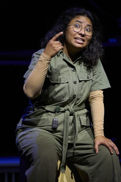 Satya Ch vez as Bee Quijada in WHERE DID WE SIT ON THE BUS?. Photo credit: Roger Mast Photo