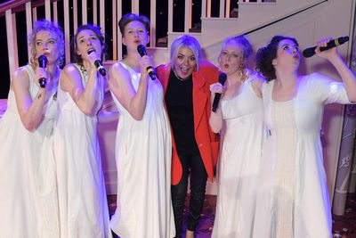 Sheridan Smith with Meghan Tyler, Christina Gordon, Hannah Jarrett-Scott, Tori Burges Photo