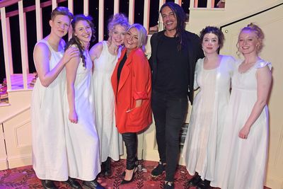 Sheridan Smith and Alex Lawler with Hannah Jarrett-Scott, Christina Gordon, Meghan Ty Photo