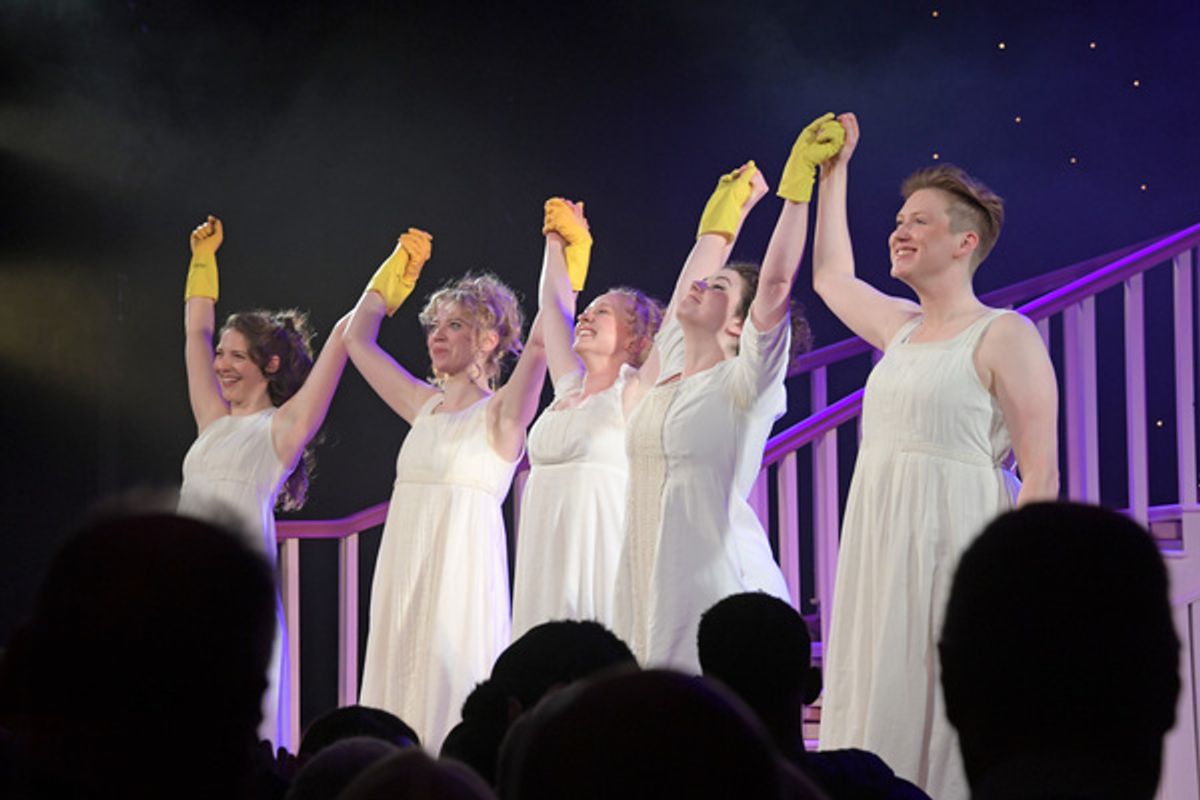 Christina Gordon, Meghan Tyler, Tori Burgess, Isobel McArthur and Hannah Jarrett-Scott  at 