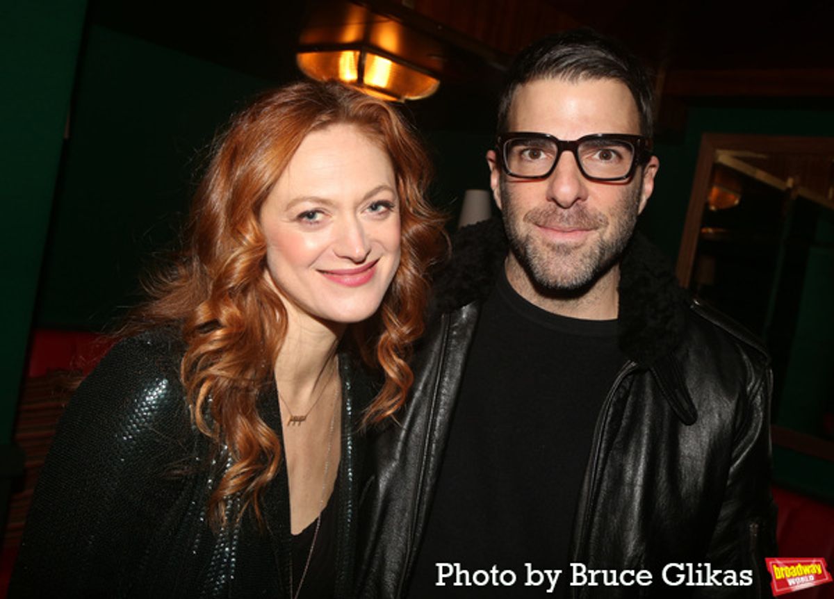Marin Ireland and Zachary Quinto  at 