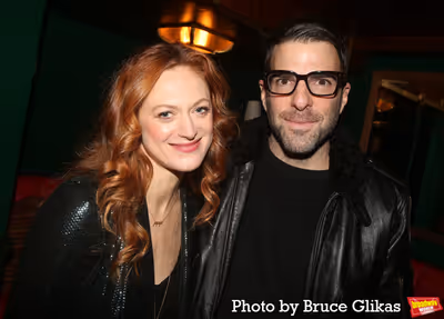 Marin Ireland and Zachary Quinto  Photo