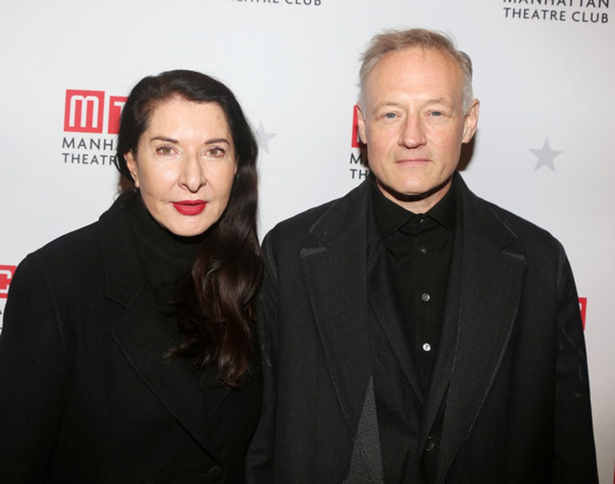Marina Abramović and Todd Eckert at Photos: See Elliot Page, Zachary Quinto, Cherry Jones, Joel Grey & More at the Opening Night of MORNING SUN