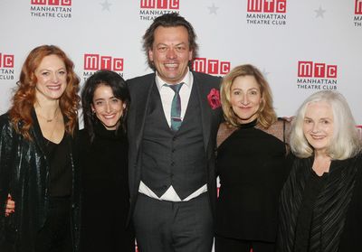 Marin Ireland, Lila Neugebauer, Simon Stephens, Edie Falco and Blair Brown Photo