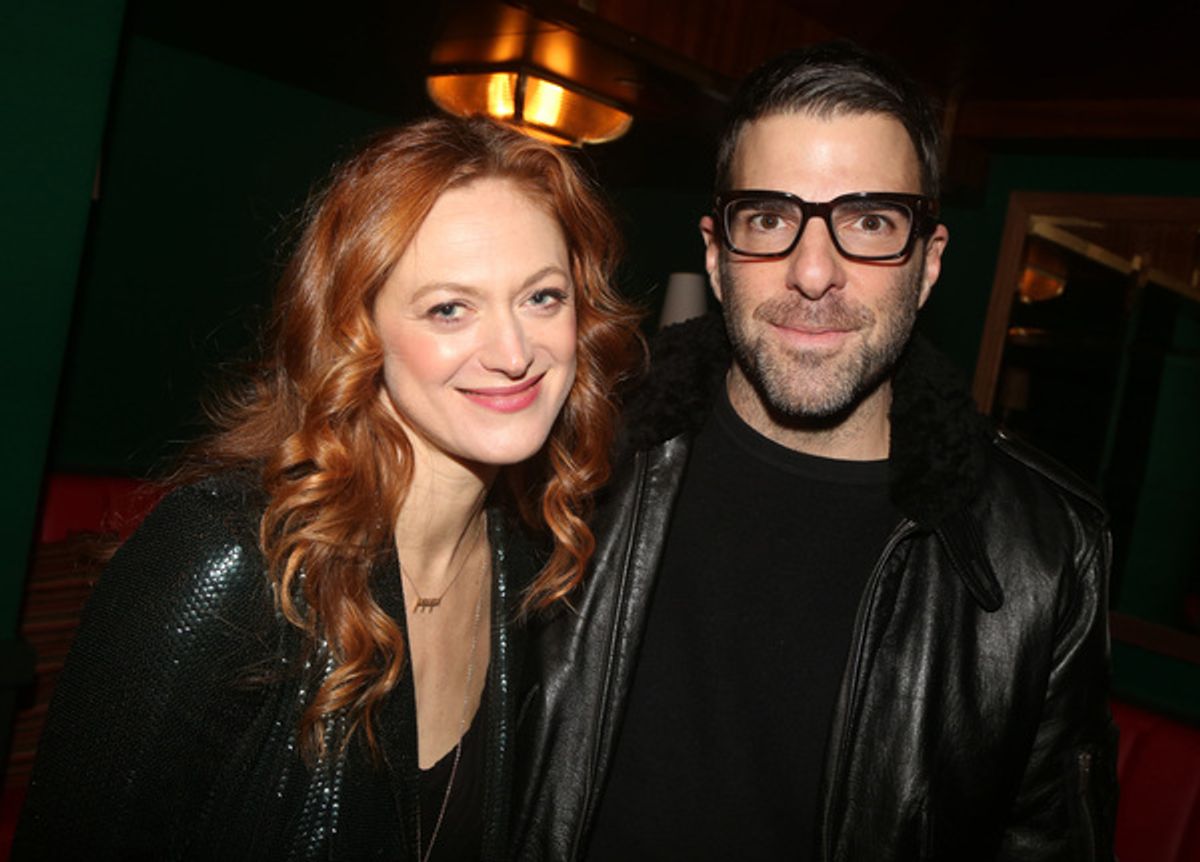 Marin Ireland and Zachary Quinto  at 