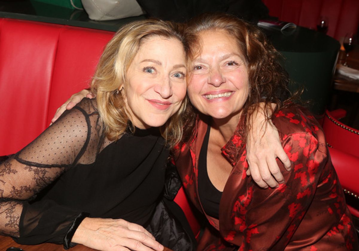Edie Falco and Aida Turturro at 