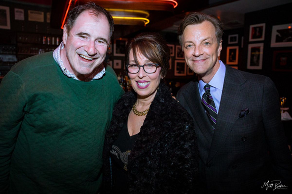 Richard Kind, Susie Mosher, Jim Caruso at 