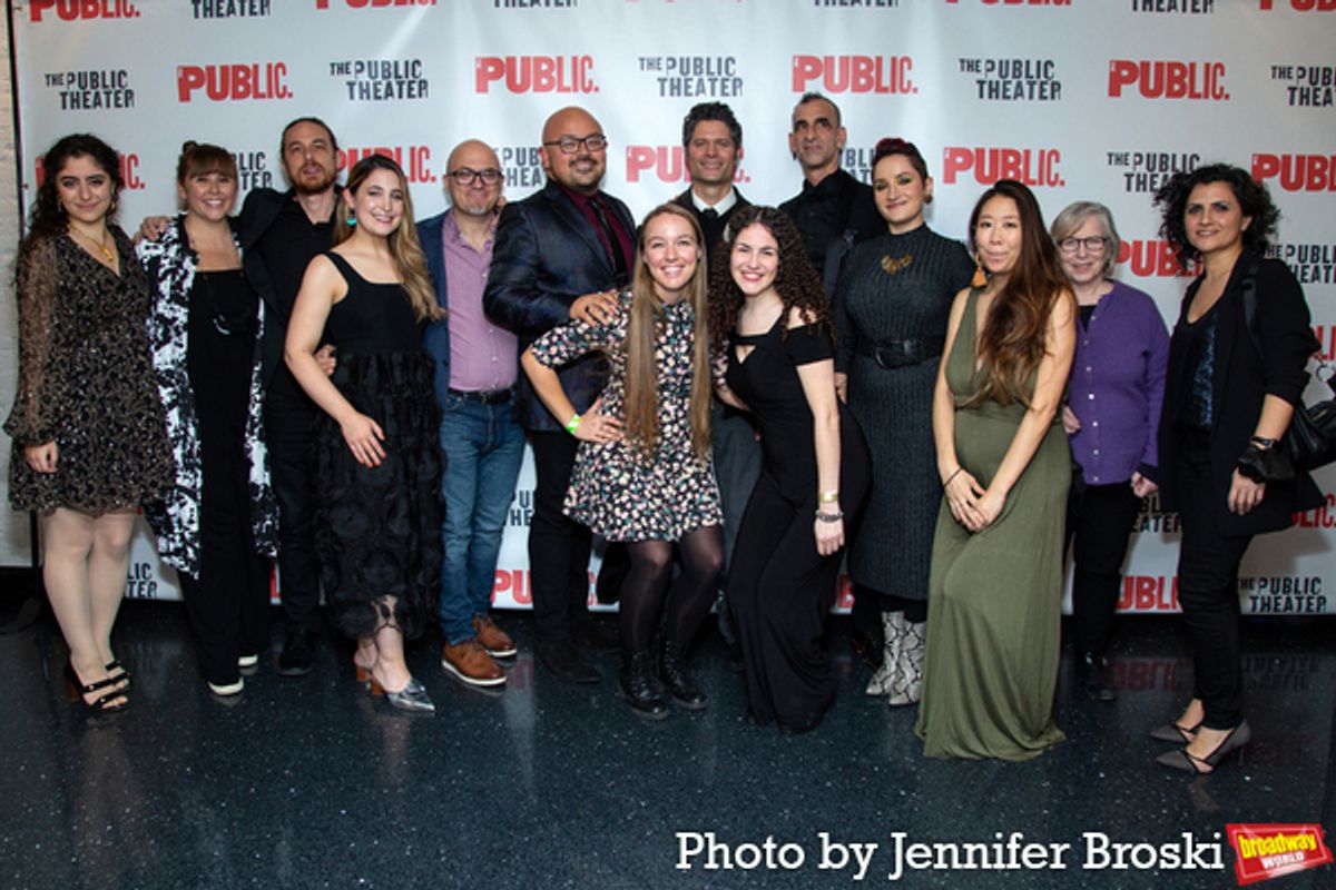 Creative team members of THE VISITOR at Photos: Go Inside Opening Night of THE VISITOR at the Public Theater