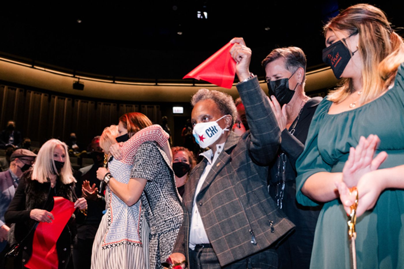 Photos: Governor JB Pritzker and Mayor Lori Lightfoot at Liz and Eric Lefkofsky Arts and Education Center Photos: Governor JB Pritzker and Mayor Lori Lightfoot at Liz and Eric Lefkofsky Arts and Education Center Image