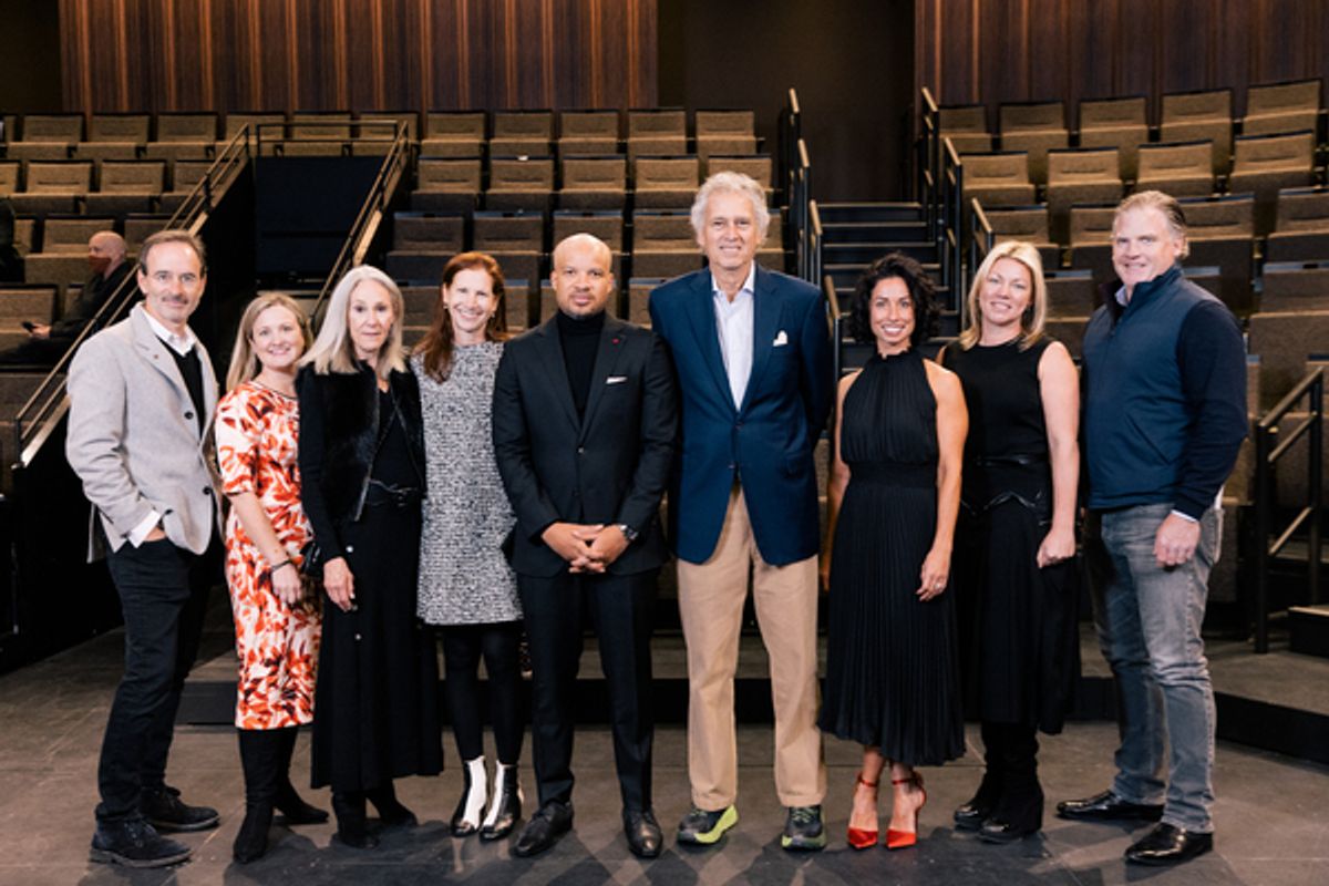 Eric Lefkofsky, Executive Director Brooke Flanagan, Helen Zell, Liz Lefkofsky, Glenn Davis, Doug Brown, Audrey Francis, Nora Daley and Keating Crown  at 