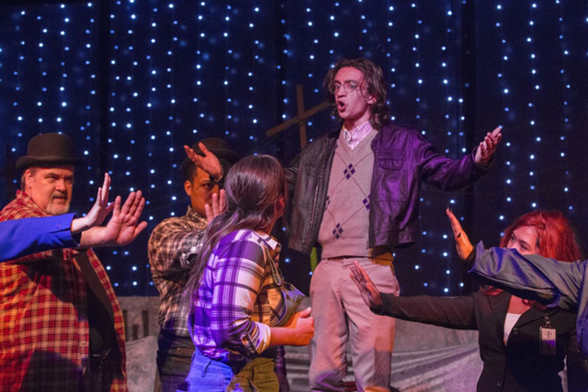 Anthony Marino and the company at 