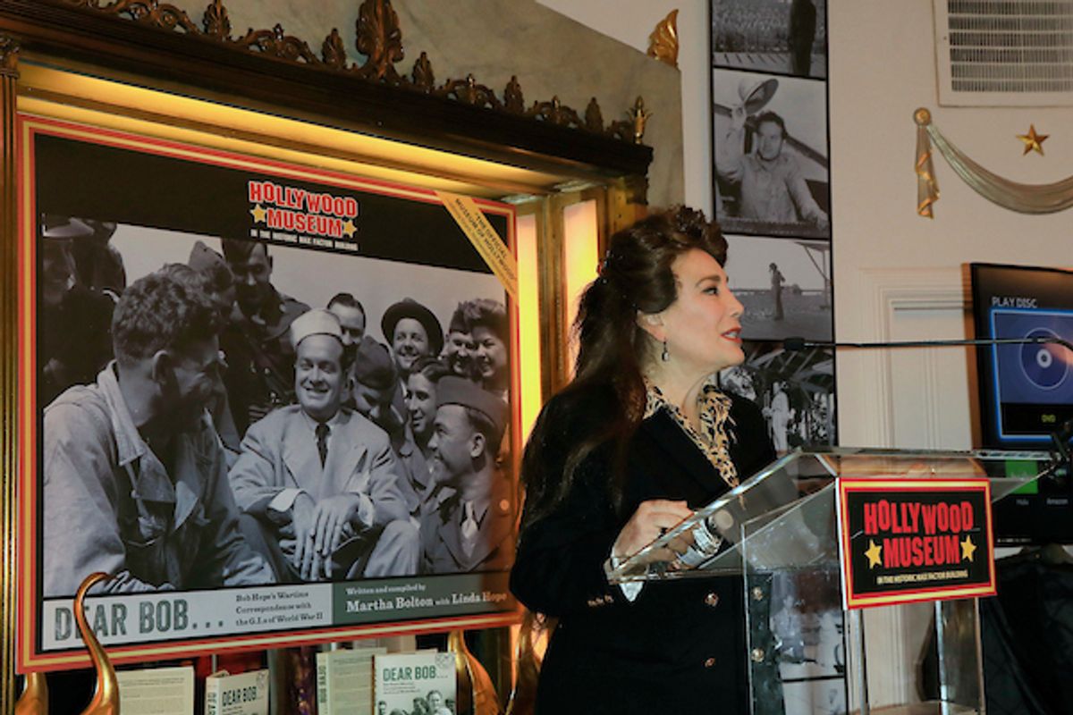 Donelle Dadigan at the Special Veterans Tribute and signing of DEAR BOB at the Hollywood Museum at 