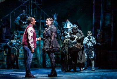 Ahmed Hamad, Kingsley Morton, and the cast Photo