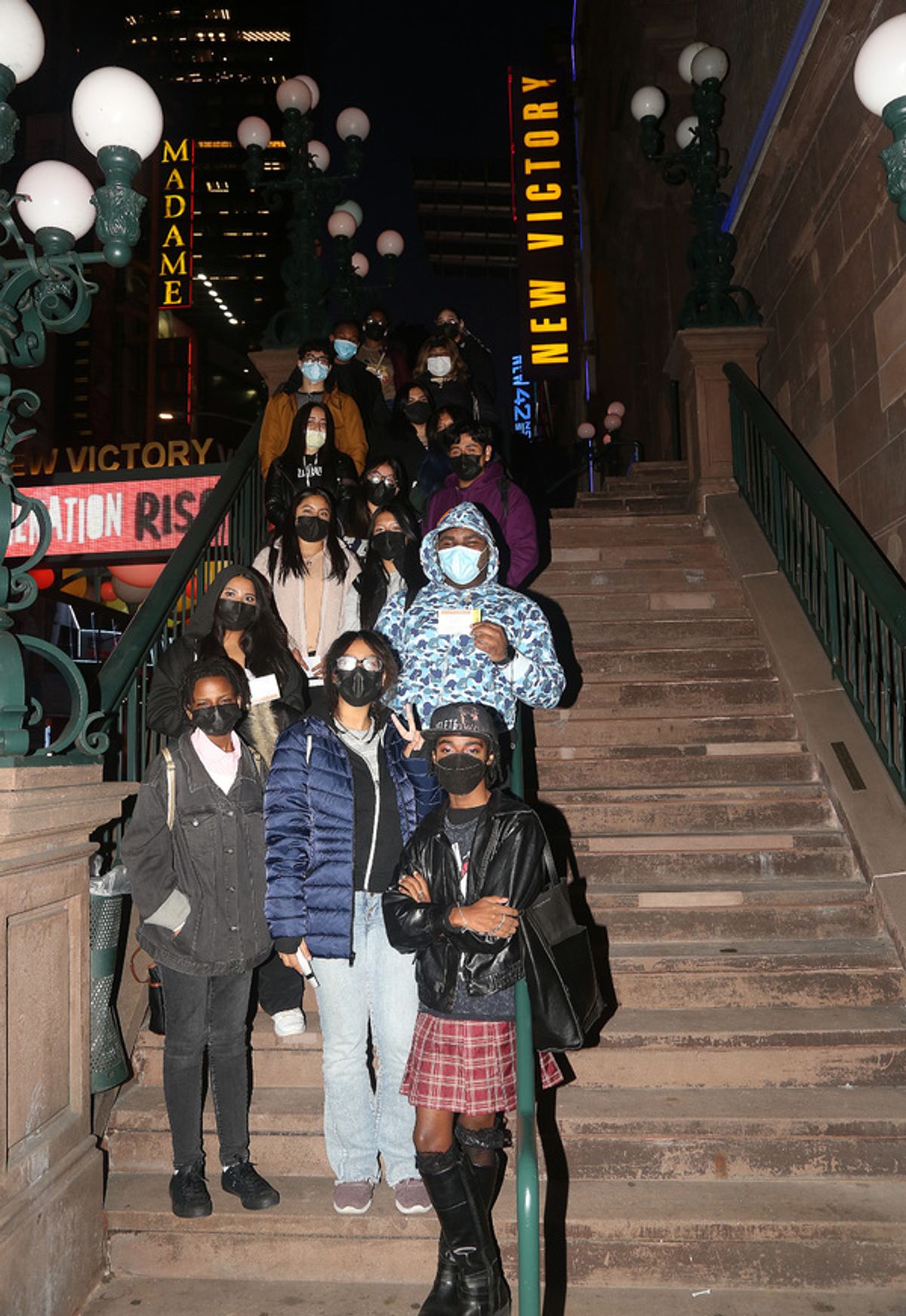 New members of the New 42 Youth Corps at Photos & Video:  New Victory Theater Reopens its Doors With GENERATION RISE