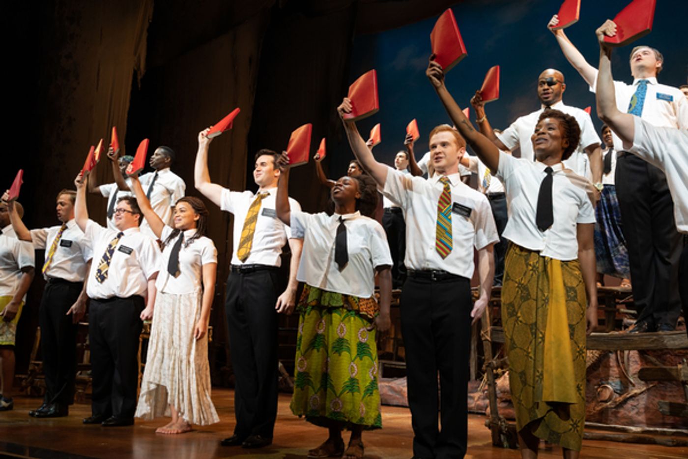 Photos: Go Inside THE BOOK OF MORMON's Re-Opening and Fan Performance  Image
