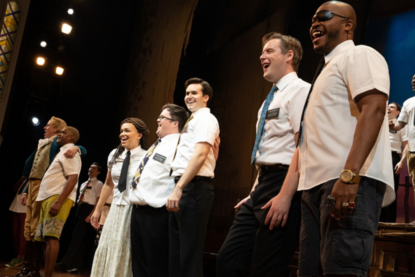 Photos: Go Inside THE BOOK OF MORMON's Re-Opening and Fan Performance  Image