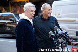 David Byrne, Senator Chuck Schumer @ BroadwayWorld David Byrne, Senator Chuck Schumer Photo