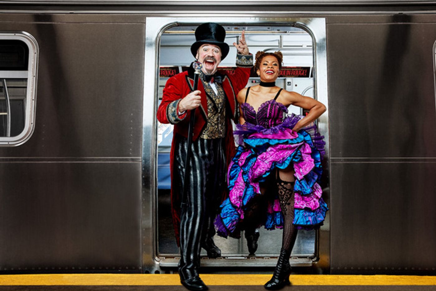 Photos: MTA Encourages New Yorkers to Take the Subway to Broadway With New Ad Campaign  Image