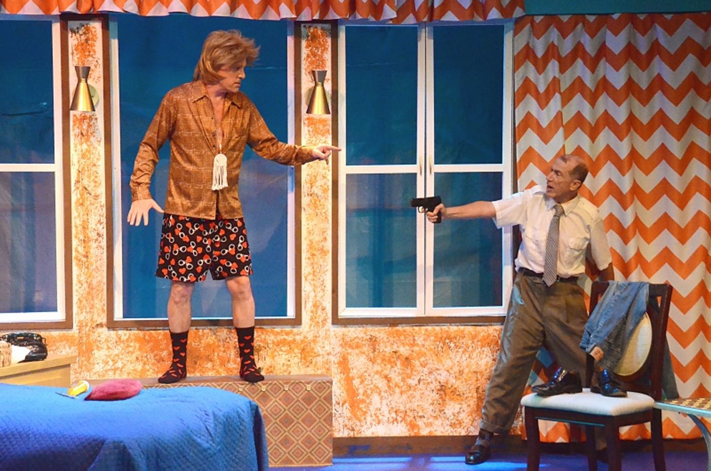 Review: MURDER AT THE HOWARD JOHNSON'S at Desert Theatreworks is Funny and Imaginative.  Image