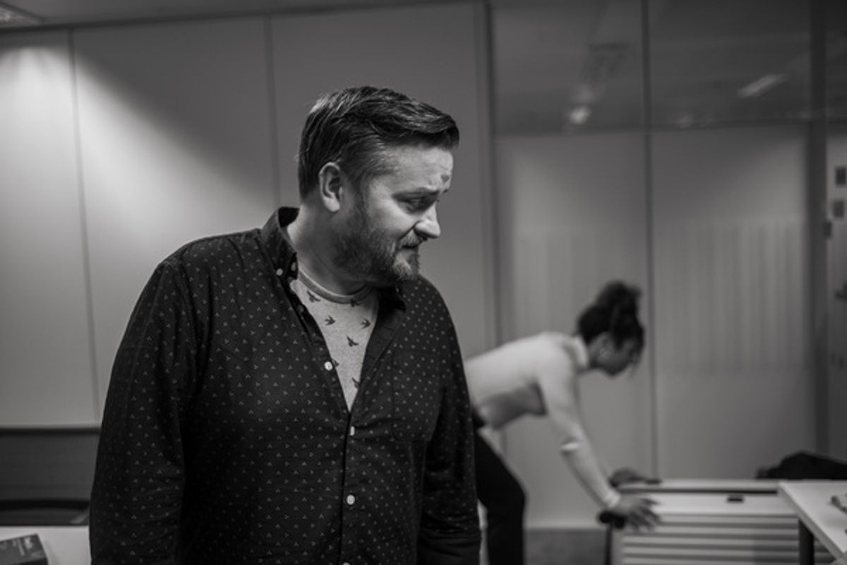 Jacoba Williams and Derek Murphy at Photos: In Rehearsal for LOVE DANCE at Chiswick Playhouse