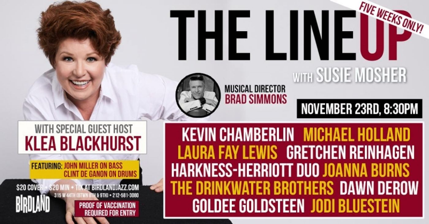PHOTO FLASH: Stewart Green Photographs The November 16th THE LINEUP WITH SUSIE MOSHER at Birdland Theater  Image