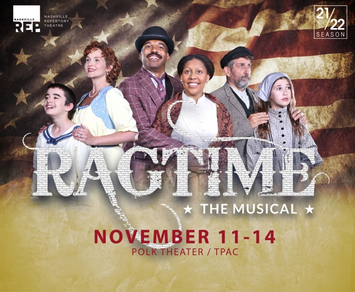 Nashville Rep Comes Home to TPAC's Polk Theatre for Season-Opening RAGTIME  Image