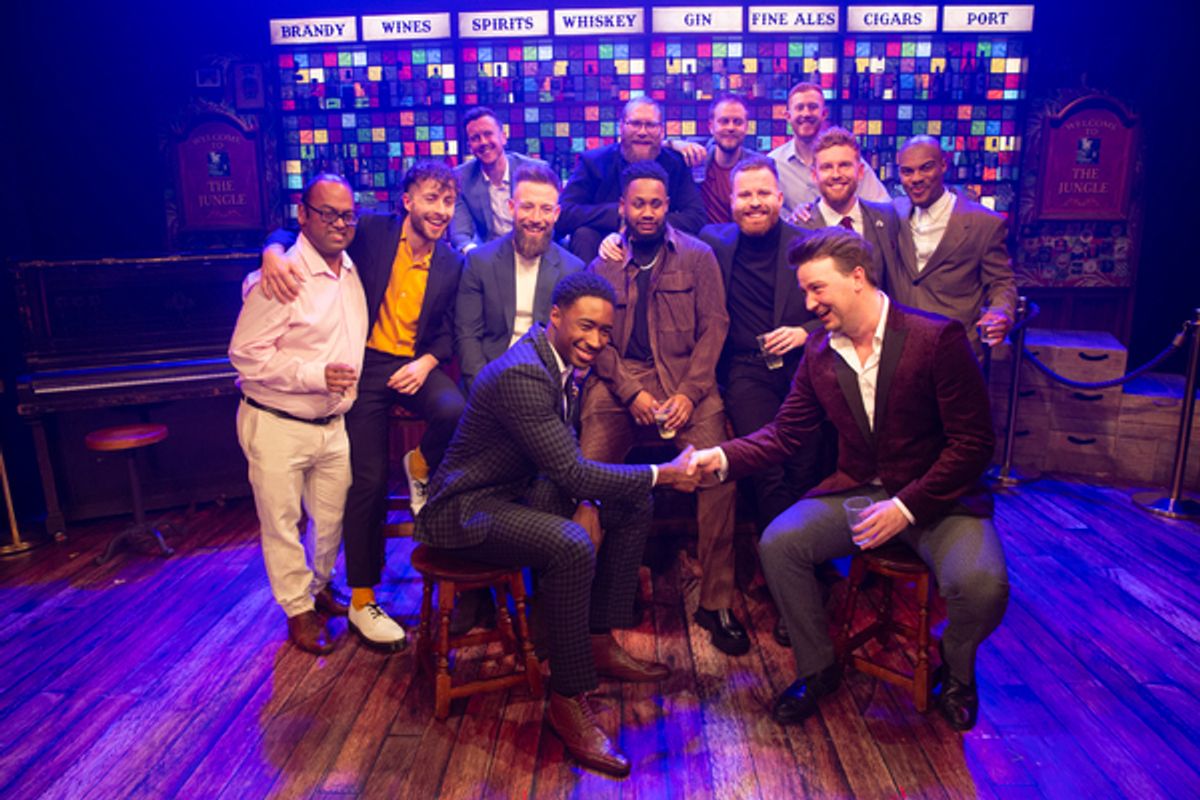 Full cast & musicians at Photos: Inside the Press Night For the West End Premiere of CHOIR OF MAN