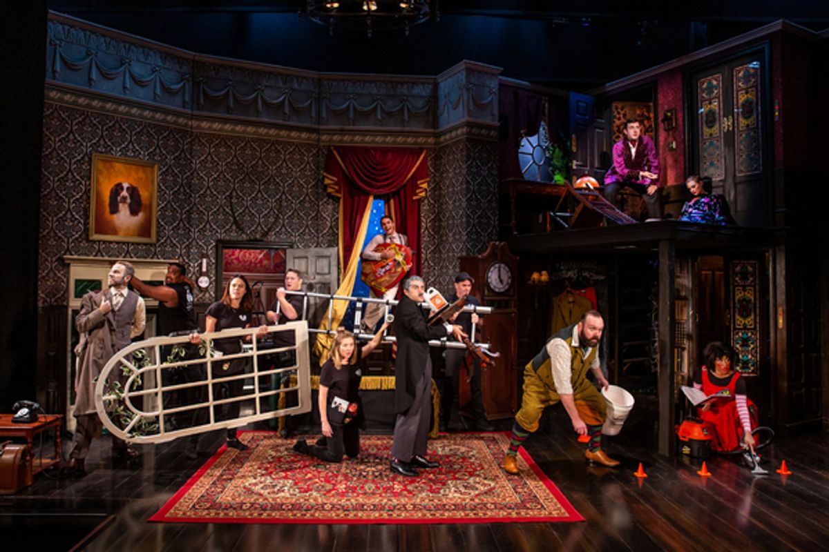The cast of The Play That Goes Wrong at Photos: First Look at the New Cast of THE PLAY THAT GOES WRONG