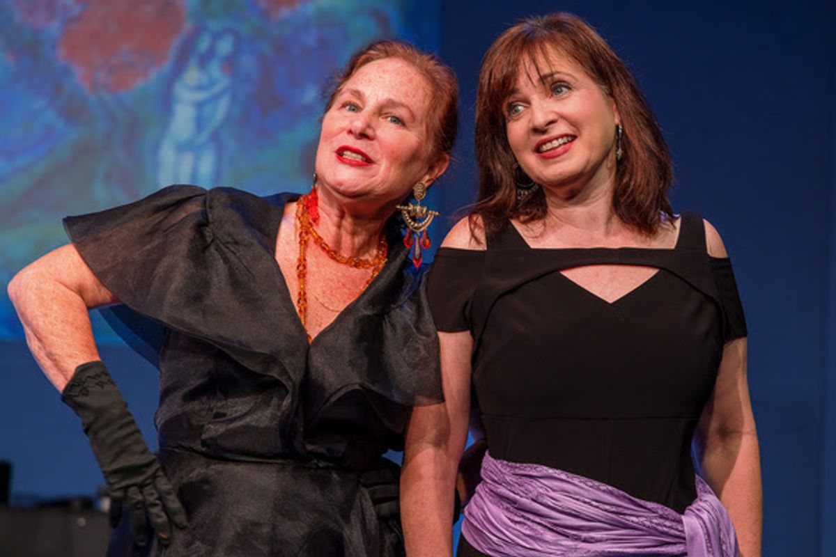 Cheryl Woertz and Nancy Feldman at 