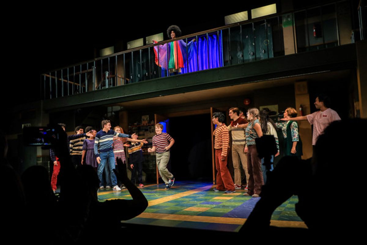 The company at Photos: Go Inside Opening Night of TREVOR: THE MUSICAL