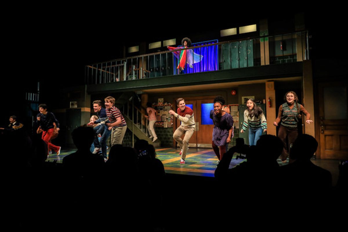 The company at Photos: Go Inside Opening Night of TREVOR: THE MUSICAL