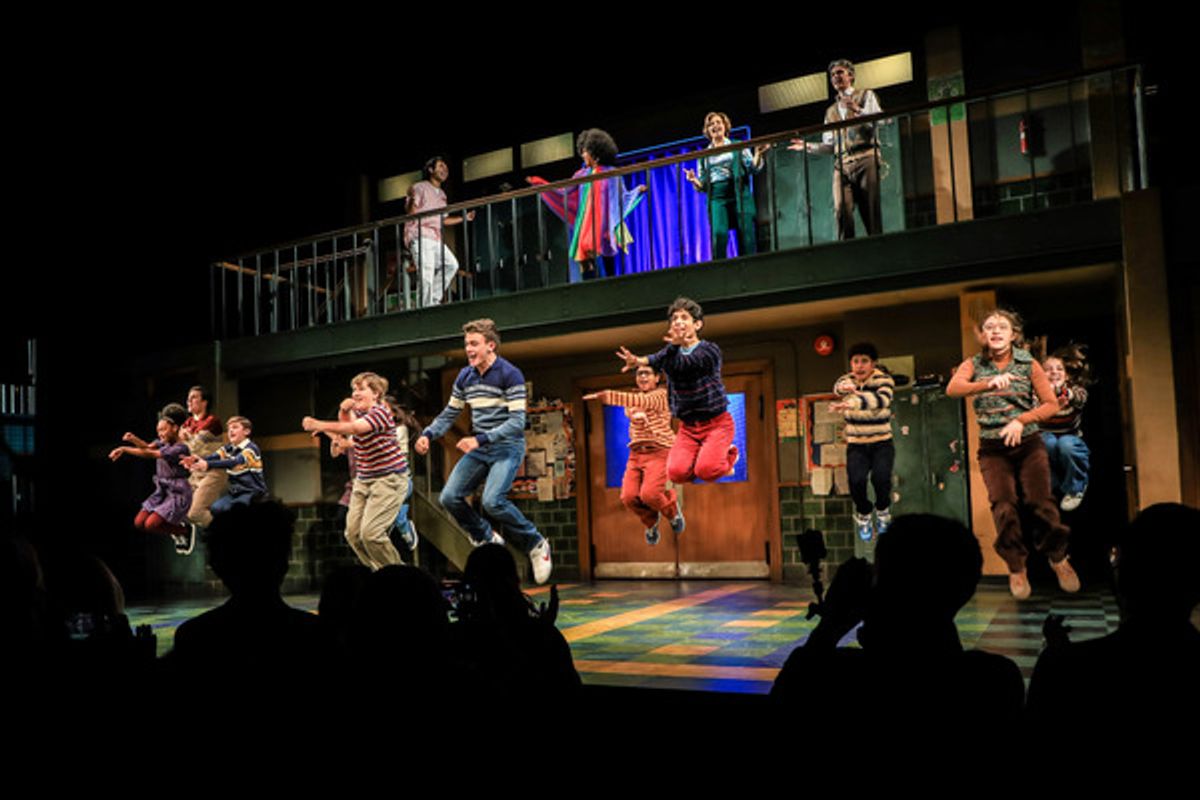 The company at Photos: Go Inside Opening Night of TREVOR: THE MUSICAL