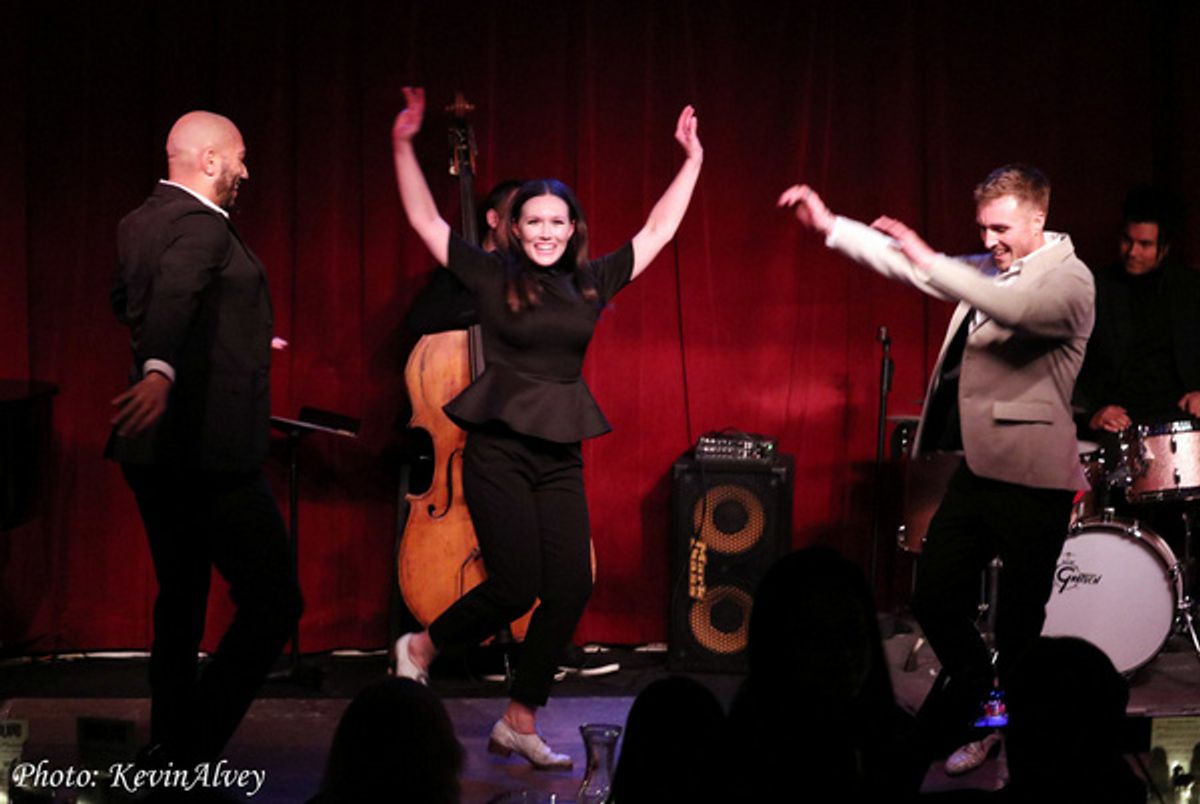 John Manzari, Luke Hickey, Elizabeth Burke at 