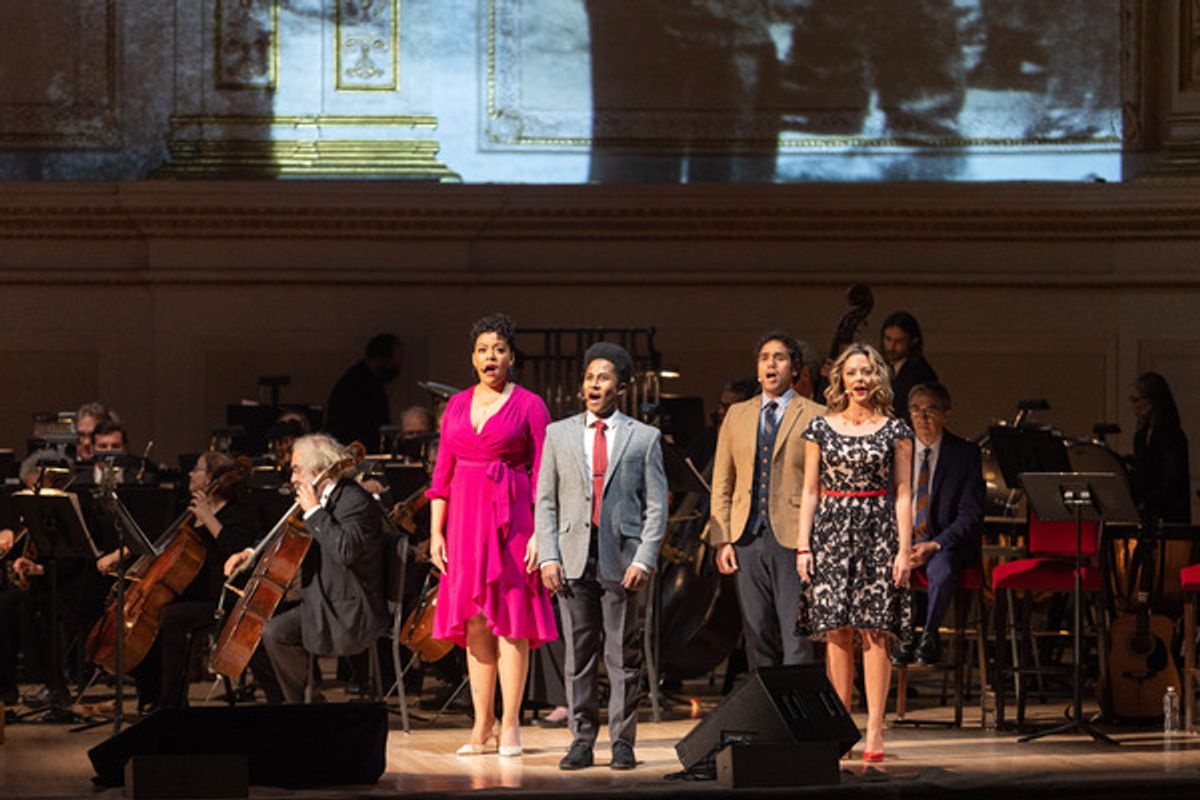 Lilli Cooper, Daniel Yearwood, Adam Jacobs, Kate Rockwell  at 