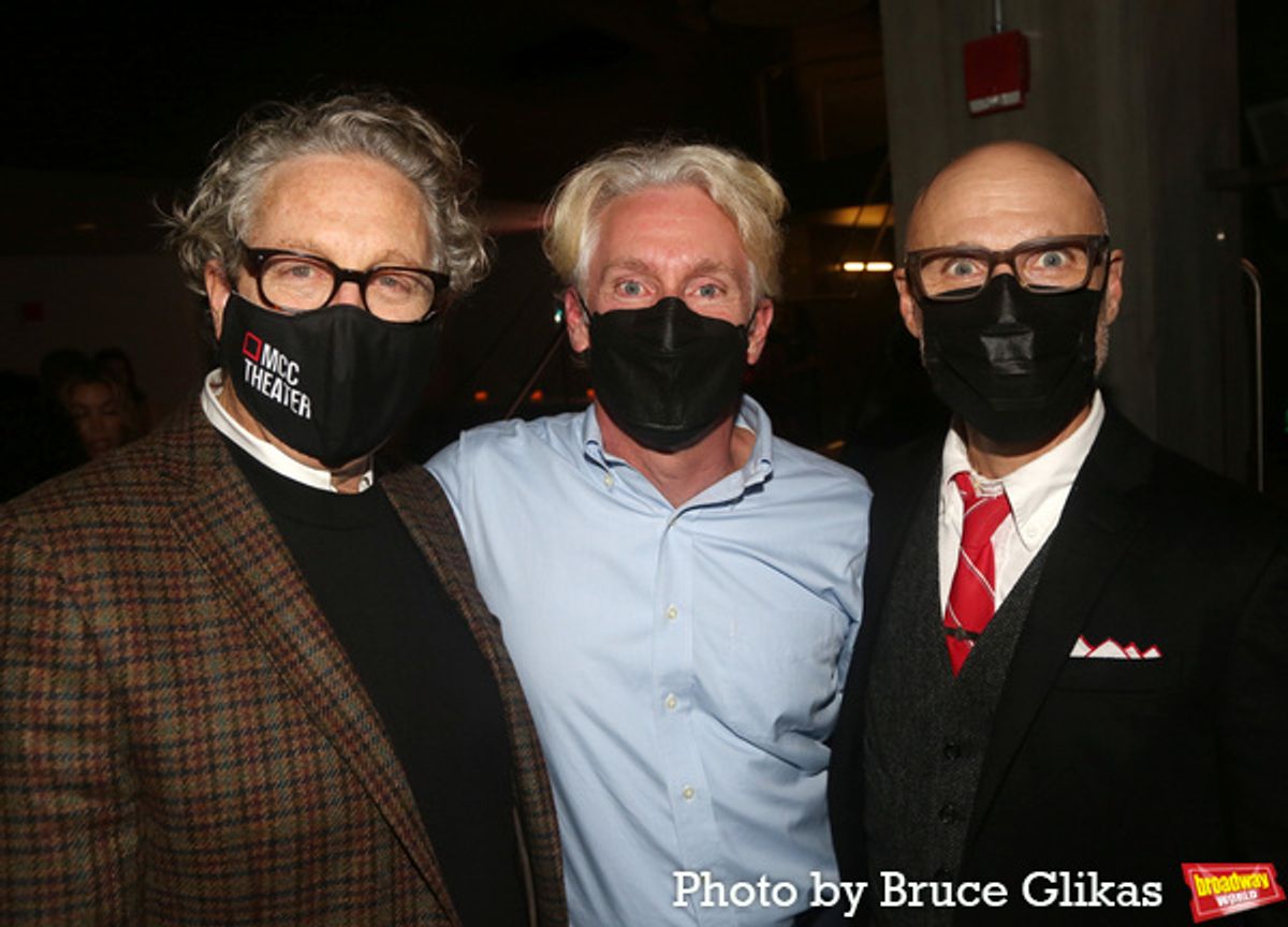 MCC Co-Artistic Director Bernard Telsey, MCC Managing Director Blake West and MCC Co-Artistic Director William Cantler  at 
