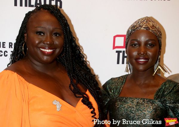 Playwright Jocelyn Bioh and Lupita Nyong'o  Photo
