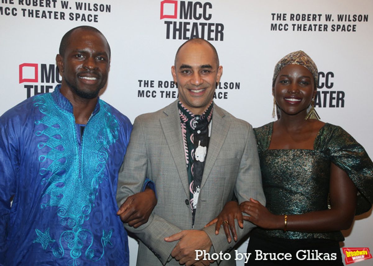 Gbenga Akinnagbe, Saheem Ali and Lupita Nyong'o at 