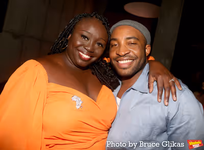 Playwright  Jocelyn Bioh and  Austin Smith Photo