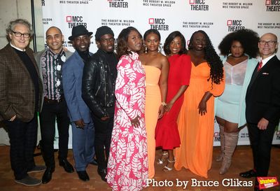 MCC Co-Artistic Director Bernard Telsey, Director Saheem Ali, Charlie Hudson III, Ade Photo