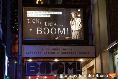 TICK, TICK...BOOM! Marquee Photo