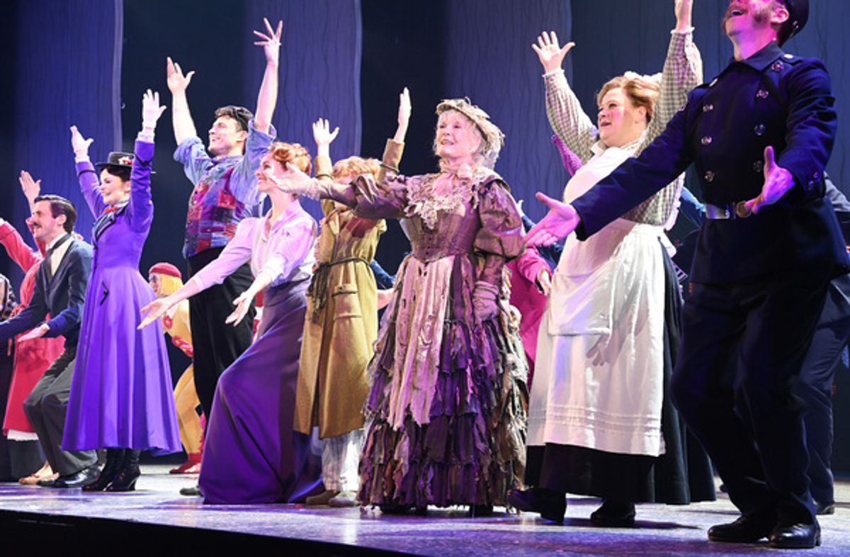 Lucie-Mae Sumner, Charlie Stemp, Amy Griffiths, Petula Clark and Claire Machin  at 