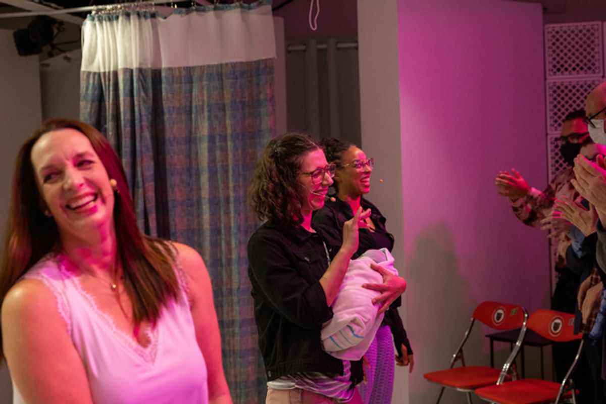 Julia Murney, Liz Flemming, and Danielle Summons at 