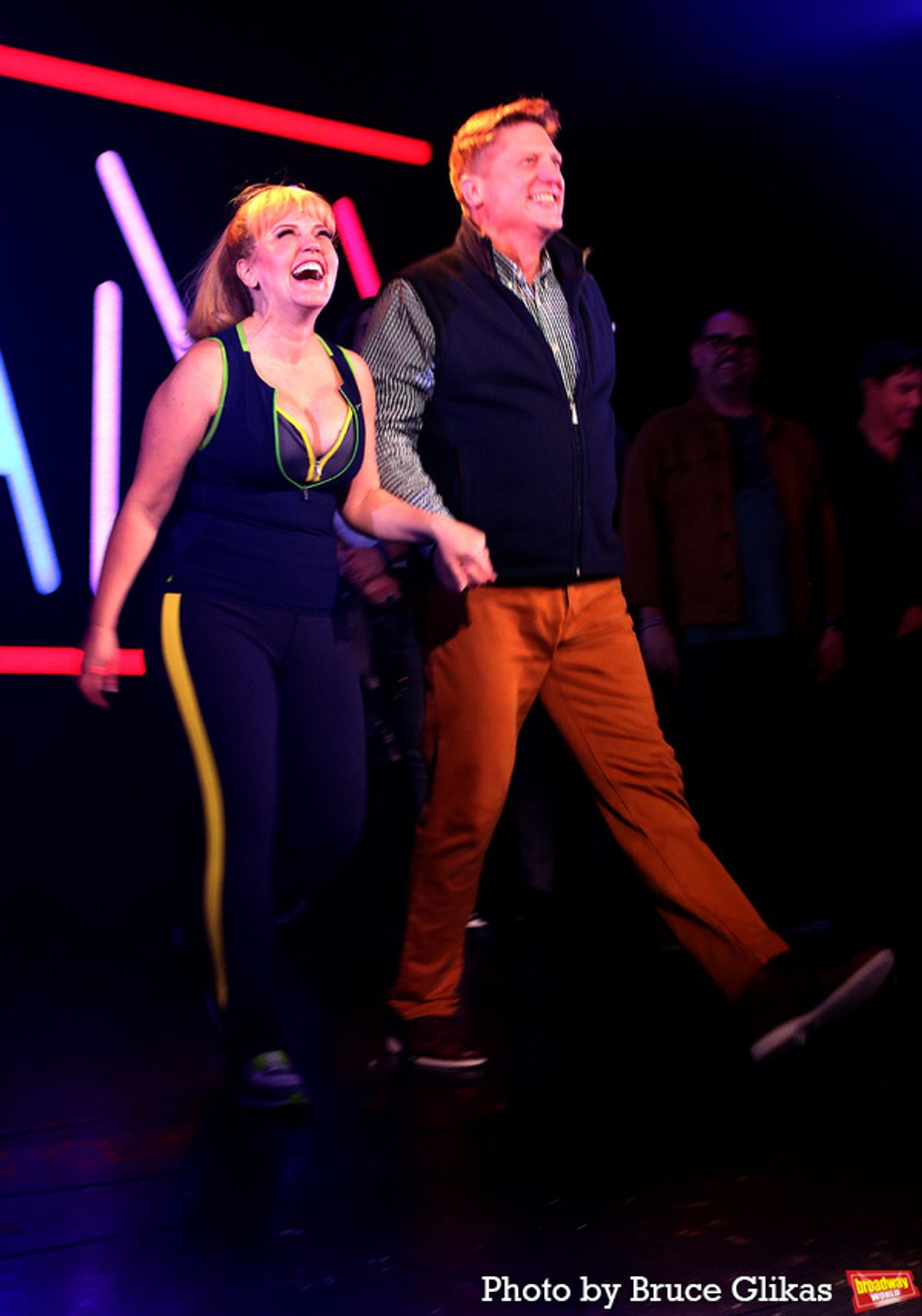 Jennifer Simard and Christopher Sieber at 