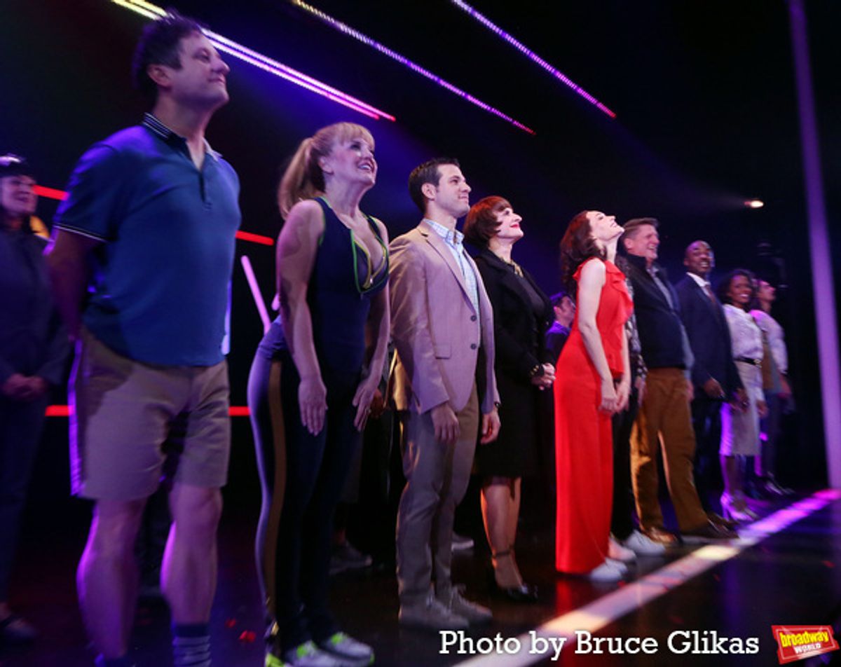 Christopher Fitzgerald, Jennifer Simard, Etai Benson, Patti LuPone, Katrina Lenk, Matt Doyle,Christopher Sieber, Terence Archie,  Nikki Renée Daniels, Greg Hildreth and Bobby Conte Thornton at 