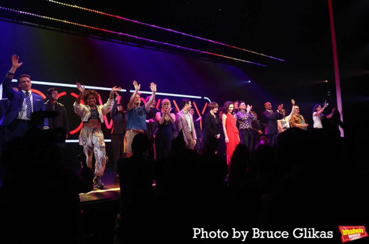 Claybourne Elder, Rashidra Scott, Christopher Fitzgerald, Jennifer Simard, Etai Benson, Patti LuPone, Katrina Lenk, Matt Doyle,Christopher Sieber,Terence Archie, Nikki Renée Daniels, Greg Hildreth and Bobby Conte Thornton at 