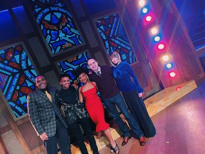 Austin Nelson Jr., Yasir Muhammad, Aalon Smith, Ed Kross, Jane Brewer. Photo
