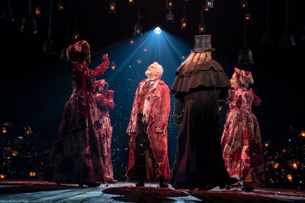 Bradley Whitford and the company at 